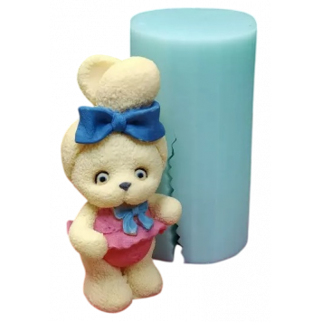 Силиконовая форма №253 "Зайчик" №7 (Классик)