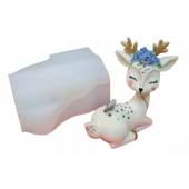 Силиконовая форма №241 "Мама оленят" #2 (Классик)