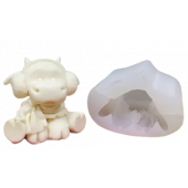 Силиконовая форма №488 "Бык в наушниках" (Классик)