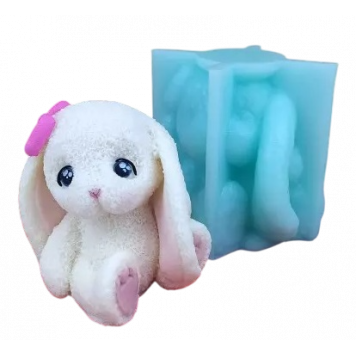 Силиконовая форма №248 "Зайчик" №2 (Классик)