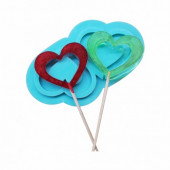 Силиконовая форма №155 "Сердечки сквозные"