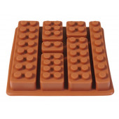 Форма силиконовая для шоколада "Лего №2" 12*12 см, 7 ячеек