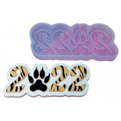 Силиконовая форма №1046 "2022 лапа тигра" (Классик)