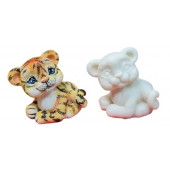 Силиконовая форма №722 " Тигренок" №3 (Классик)