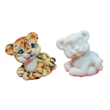 Силиконовая форма №722 " Тигренок" №3 (Классик)