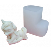 Силиконовая форма №583 "Красавица единорог" (Классик)