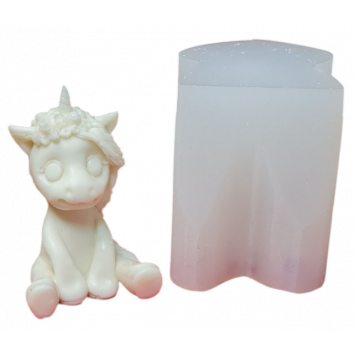 Силиконовая форма №628 "Единорог" №5 (Классик)