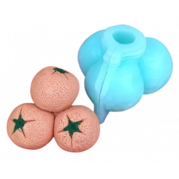 Силиконовая форма №828 "Вставка мандарины" (Классик)