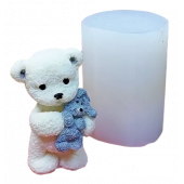 Силиконовая форма №1024 "Мишка с игрушкой"