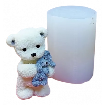 Силиконовая форма №1024 "Мишка с игрушкой"