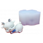 Силиконовая форма №881 "Оленёнок с колокольчиком" №4 (Классик)