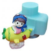 Силиконовая форма №1264 Пилот мальчик