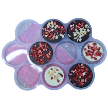 Силиконовая форма №571 Круг без палочки медиант 5см