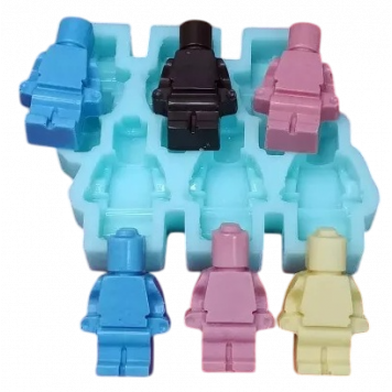 Силиконовая форма №609 Лего-человечек-мини