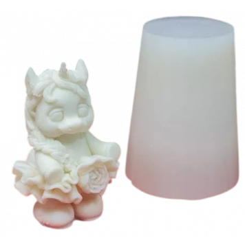 Силиконовая форма №676 Милашка-единорог