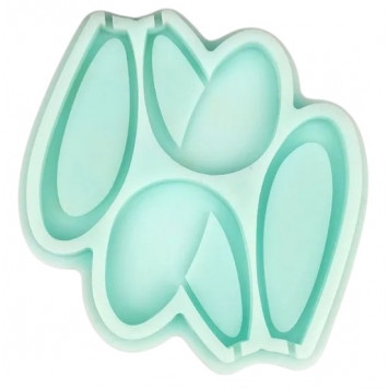 Силиконовая форма №600 Ушки зайца 8см