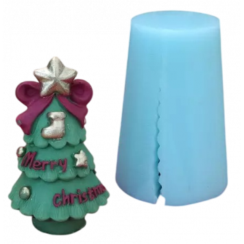 Силиконовая форма №1129 Елочка мини 3D