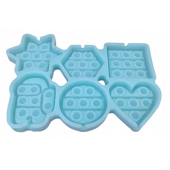 Силиконовая форма №1762 Поп Ит Амонг Ас