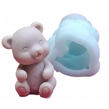 Силиконовая форма №1801 Мишка-мини №2