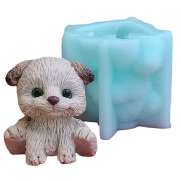 Силиконовая форма №1855 Щенок мини