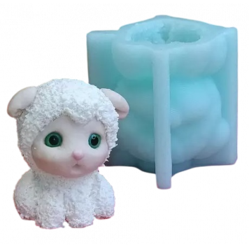 Силиконовая форма №1858 Барашка-мини