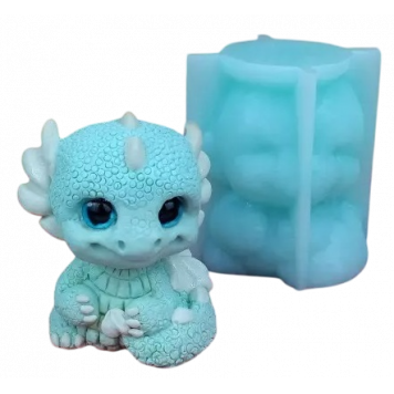 Силиконовая форма №1966 Дракоша Сара