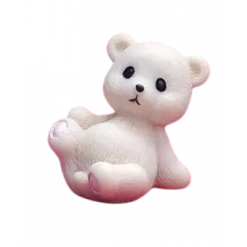 Силиконовая форма "Мишка-мини" №3 3,5х3,4х3,5см №1801, цвет бирюзовый