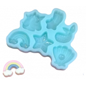 Силиконовая форма №2044 Мир единорога