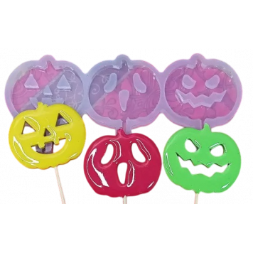 Силиконовая форма №994 Тыквы на хэллоуин