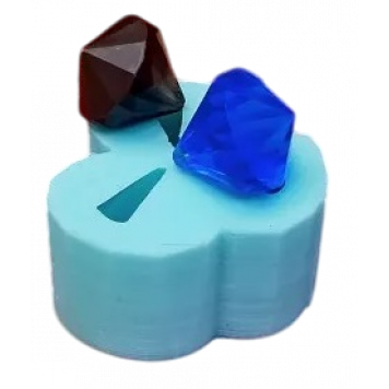 Силиконовая форма №1223 Кристаллы