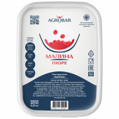 Пюре замороженное Агробар Малина, 250 гр