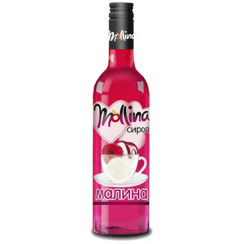 Сироп MOLLINA Малиновый ст/б 345г