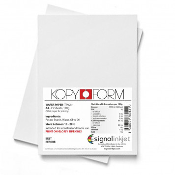 Сахарная бумага 25 листов, KopyForm