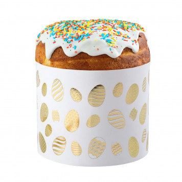 Ободок для кулича с тиснением «Светлой Пасхи!», 24 х 5 см