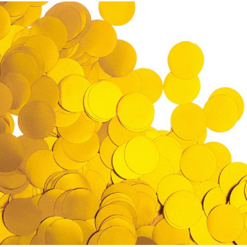 Наполнитель для шара Круг золото, 1,5 см, 5 гр.в пакете, набор 9 штук