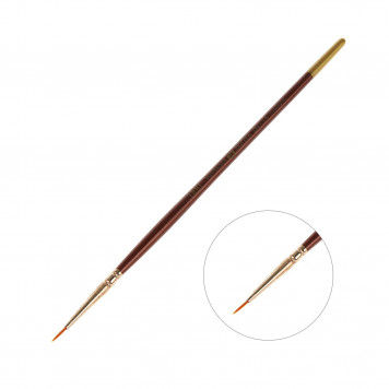 Кисть Синтетика Круглая ЗХК Decola 20667 № 000 d-1мм 2