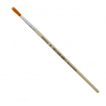 Кисть синтетика круглая № 9 ручка дерево