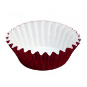 Форма для выпечки кексов бумажная UPAK LAND, 3.5×2 см, одноразовая, красная