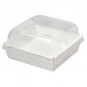 Упаковка Бенто 14*14*8 с купольной крышкой