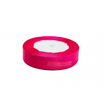 Лента атласная Сатин Малиновый 20мм, 25ярд