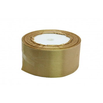 Лента атласная Сатин Капучино 38мм, 25ярд