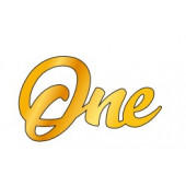 Топпер One золотой, акрил 4шт зн002