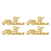 Топперы С юбилеем золотой акрил нов26