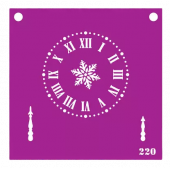 Трафарет №220 "Куранты"