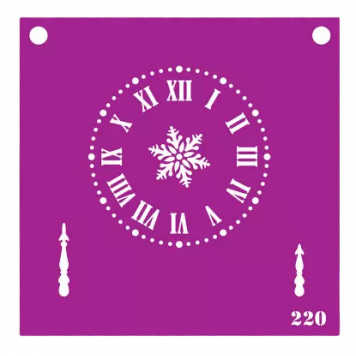 Трафарет №220 "Куранты"