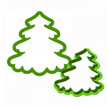 Вырубка "Елочка" №15 (10 см)