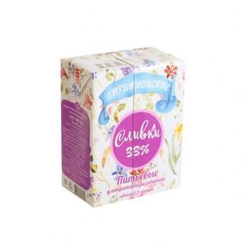 Сливки Литвиновские 33%, 200мл