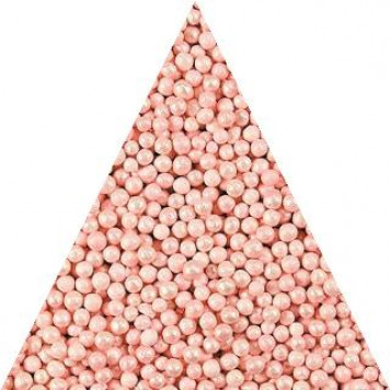 Посыпка шарики розовые перламутровые