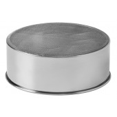 Сито для просеивания Доляна «Металлик», d=13 см, нержавеющая сталь, серебристое