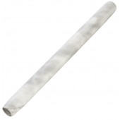 Скалка из мрамора 25х2,2х2,2 см, цвет белый